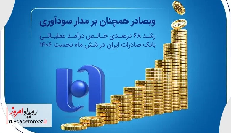 رشد ۶۸ درصدی خالص درآمد عملیاتی بانک صادرات ایران