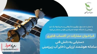 فراخوان پژوهشی برای طراحی سامانه هوشمند ارزیابی ذخایر آب زیرزمینی منتشر شد