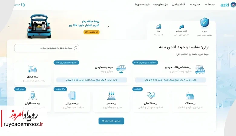 آمار جدید ازکی نشان‌دهنده بلوغ رفتار کاربران در خرید آنلاین بیمه است