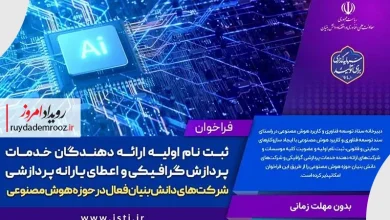 فراخوان ثبت‌نام ارائه‌دهندگان خدمات پردازشی و متقاضیان یارانه هوش مصنوعی منتشر شد