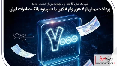 پرداخت آنلاین ۷ هزار وام با «سپینو» بانک صادرات ایران در یک سال