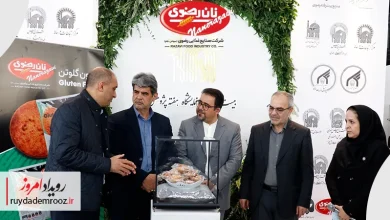 رونمایی از نخستین کیک بدون گلوتن صنایع غذایی رضوی در مشهد