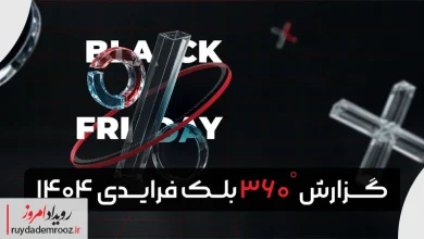 گزارش ۳۶۰ درجه بلک فرایدی ۱۴۰۴ با مشارکت تپسل، کالج تپسل، دیتاک، واچ‌اوت، سازیتو و ایران‌ادز منتشر شد