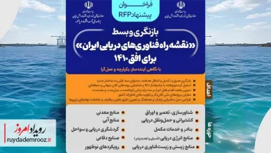 انتشار فراخوان بازنگری نقشه راه فناوری‌های دریایی ایران تا ۱۴۱۰